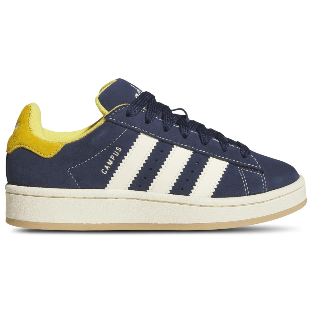 adidas Campus 00s J 5 Big Kids Size 6 Navy Yellow Gum Suede Sneakers JS3540 NEW
